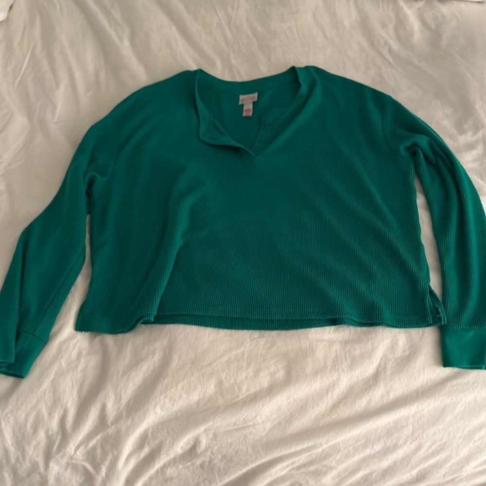 green wonder shop christmas pajama top